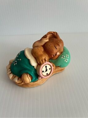 Vintage PENDELFIN Rabbit Forty Winks Hand Painted Made in England Collectible